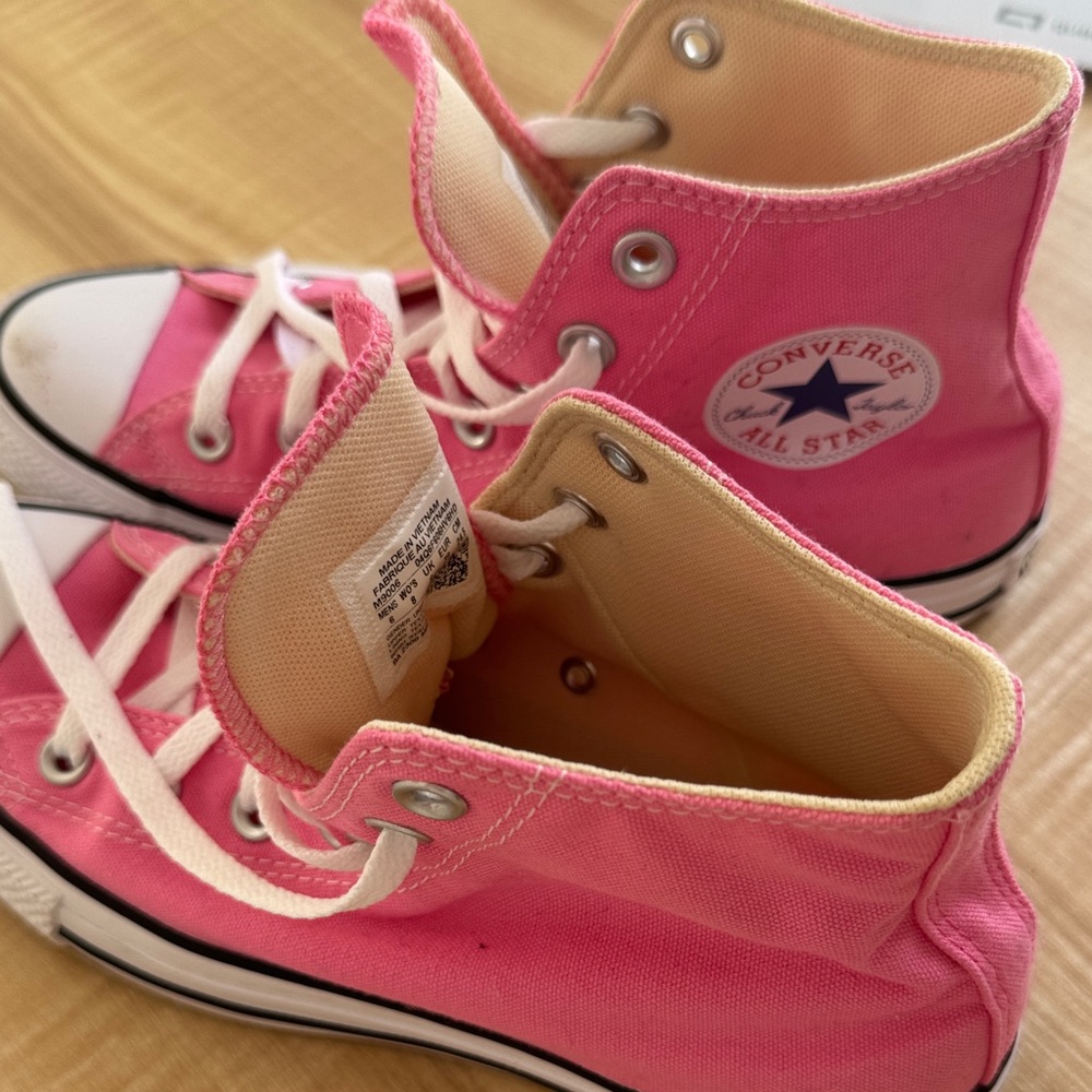 Converse Kids Pink Canvas Sneakers